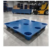 Pallet In Plastica Impilabili E Resistenti All'umidità | Pallet Per Pavimenti Di Cantine, Elevata Capacità Di Carico, per Fabbriche, Magazzini E Centri Logistici(1000x1000x140mm)
