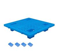 Pallet in Plastica Impilabili, Pallet Leggeri con Griglia Traspirante, Pallet for Pavimenti a Prova di Umidità for Garage, Magazzini, Supermercati, Magazzini Sotterranei(70x70cm/27.5x27.5in)