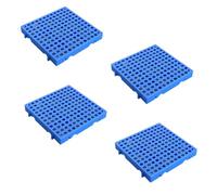 Pallet In Plastica Impilabili,Pallet Leggeri In Rete,Tappetini For Magazzino,Stoccaggio Merci,Leggeri,Impermeabili,Ventilati,For Magazzini,Canili,Giardini(Round hole,31.5x31.5x1.9in)