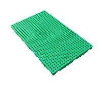 Pallet in Plastica Impilabili, Tappetini di Stoccaggio Leggeri e Impermeabili, Pedane in Plastica per lo Stoccaggio in Cantina, per Terrazze, Docce, Piscine(Green,100x60x5cm/40x24x2in)
