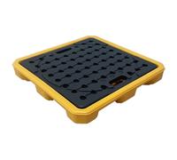 Pallet in plastica massiccia, Vassoio di contenimento delle fuoriuscite in HDPE