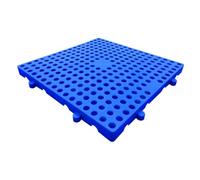 Pallet in Plastica, Pallet da Pavimento Impilabili A Prova di umidità, Pallet di Ventilazione con Griglie Traspiranti in HDPE, Griglia di Stoccaggio Impermeabile(30x30x5cm)