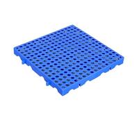 Pallet In Plastica, Pallet In Plastica Per Stoccaggio In Cantina, Impilabili, Leggeri E Impermeabili Per Garage, Supermercati E Cantine(Blue,30x30x3cm/12x12x1.2")