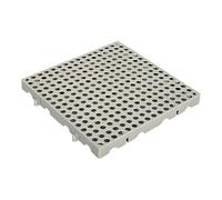 Pallet In Plastica, Pallet In Plastica Per Stoccaggio In Cantina, Impilabili, Leggeri E Impermeabili Per Garage, Supermercati E Cantine(Gray,50x50x3cm/20x20x1.2")