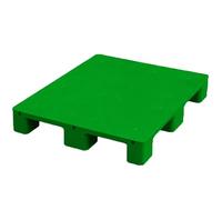 Pallet in Plastica per lo Stoccaggio, Bancali in Plastica Leggeri, con Angoli Arrotondati e Alta Capacità di Carico, per Fabbrica, Magazzino, Garage e Uso Esterno(Green,100x80x14cm/39.3x31.4x5.5in)