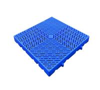 Pallet in plastica per lo stoccaggio, Mini pavimento annidabile in pallet di plastica blu for magazzino garage seminterrato 50x50x(3-5) cm(1ps,50x50x3cm)