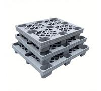 Pallet in plastica per lo stoccaggio, Pallet in Polietilene 3 pz. Multicolor. Misure multiple(Grey,100x80x14cm/39x32x5.5in)