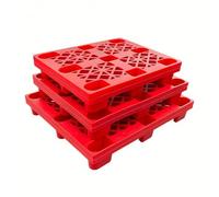 Pallet in plastica per lo stoccaggio, Pallet in Polietilene 3 pz. Multicolor. Misure multiple(Red,120x100x14cm/47x40x5.5in)