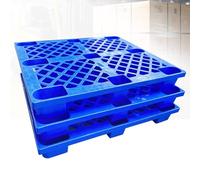 Pallet in plastica per stoccaggio merci, piattaforma leggera per esterni, per logistica e supermercato, set da 3