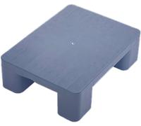 Pallet in plastica resistente per stoccaggio - soluzione leggera, a prova di umidità, resistente all'usura per pavimento per cantina e garage