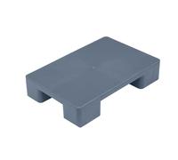 Pallet in Plastica, Scaffalature di Plasticas, Tappaetino Anti-Umidità, Pallet da Interrato Leggeri e Resistenti All'usura for Merci, Supermercati, Magazzini(Gray,60x40cm/24x16in)