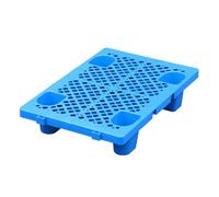Pallet in plastica traspirante con griglia di ventilazione, leggero espositore da pavimento con ingresso a 4 vie, per supermercato, cucina, magazzino, officina, 12 cm di altezza (40 x 40 x 12 cm)