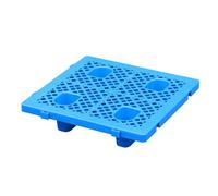 Pallet in plastica traspirante con griglia di ventilazione, leggero espositore da pavimento con ingresso a 4 vie, per supermercato, cucina, magazzino, officina, 12 cm di altezza (40 x 40 x 12 cm)
