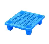 Pallet in plastica traspirante con griglia di ventilazione, leggero espositore da pavimento con ingresso a 4 vie, per supermercato, cucina, magazzino, officina, 12 cm di altezza (40 x 40 x 12 cm)