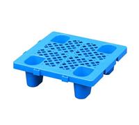 Pallet in plastica traspirante con griglia di ventilazione, leggero espositore da pavimento con ingresso a 4 vie, per supermercato, cucina, magazzino, officina, 12 cm di altezza (40 x 40 x 12 cm)
