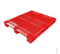 Pallet in Polietilene, Bancali in Plastica Leggeri e Impilabili, con Cuscinetto Antiscivolo, per Magazzino, Garage, Logistica, Cantina e Organizzazione di Pavimenti Esterni(Red,120x80x15cm/47.2x31.4x5