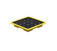 Pallet Industriale Di Contenimento Per Fuoriuscite - Piattaforma A Prova Di Perdite Per Lo Stoccaggio Sicuro Di Fusti Di Olio E Prodotti Chimici In Laboratori E Luoghi Di Lavo,33*33*5.8cm