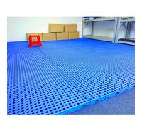 Pallet Per Merci A Prova Di Umidità, Piastrella Per Pavimentazione Modulare Ad Incastro, Piattaforma Per Scaffali - Capacità 2200 Libbre, Utilizzato In Magazzini, Ripostigli, Garage(50x50x5cm)