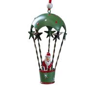 Pallia di palloncina a barta 4.3x2.2x2.2 pollici carini santa calda ornamento decorazioni appese decorazioni di ferro per l'albero di Natale per feste interne