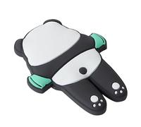 Pallido sui ganci da parete, bellissimo asciugamano panda - Gancio adesivo da parete, soluzione di conservazione, organizzatore unico per l'armadietto d'ingresso, i nostri ganci da parete aggiungono