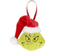 Pallina Albero Di Natale In Peluche Grinch Con Cappello Rosso - Decorazione Morbida E Divertente Per Alberi Natalizi Originali