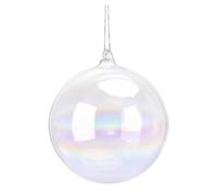Pallina Albero Di Natale In Vetro Iridescente 12cm - Varzi il Natale dal 1956