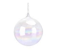 Pallina Albero Di Natale In Vetro Iridescente 8cm - Varzi il Natale dal 1956