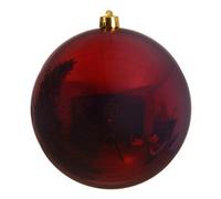 Decorist Sfera XXL rosso scuro opaco, infrangibile - Pallina natalizia XXL - 140 mm