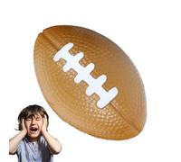 Pallina Antistress Calcio | Mini Pallone Da Rugby Americano Per Bambini | Palla PU Schiuma Dallo Stress | Giocattolo Interattivo Da Premere Per Bambini Piccoli, Ragazzi E Adulti, Per