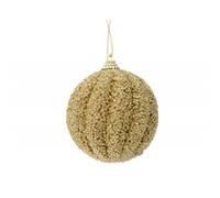 Pallina da appendere con glitter 8 cm.