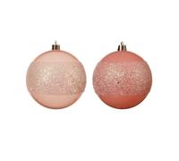 Pallina da appendere Rosa dim 8 cm Pezzo Singolo