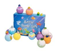 Pallina da Bagno per Bambina 12 Pezzi Bombette da Bagno Naturali e Colorate