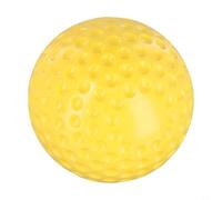 Pallina da baseball con fossette in poliuretano per ripetitivi per trapani a macchina da lancio e perfezionamento della tecnica di colpire (30,5 cm, giallo)