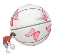 Pallina da basket per esterni, design a farfalla, leggera attrezzatura sportiva, colore variabile, anello galleggiante, accessorio sportivo riutilizzabile, materiale scolastico portatile per