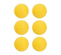 Pallina da golf gialla - Palline da golf in schiuma PU da 4 cm per piccole pratiche | Pallina ad alta palla morbida luminosa riutilizzabile palline multifunzionali in PU per ragazzi