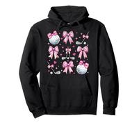 Pallina da golf per bambina, con fiocco da civetta, rosa, per mamma Felpa con Cappuccio