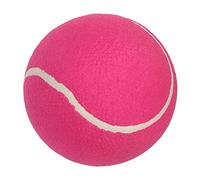 Pallina da Tennis Jumbo da 8 Pollici Pallina da Tennis Gonfiabile Portatile con Nucleo in Gomma Gonfiabile in Feltro Jumbo Grande per Bambini Animali Domestici(Rosa)