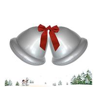 Pallina di Natale gonfiabile | Decorazione pallone gonfiabile in PVC per esterni, 2 pezzi, decorazione stagionale per esterni, interni, giardino, soggiorno, celebrazioni invernali