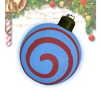 Pallina di Natale gonfiabile in PVC, gigante decorazioni natalizie gonfiabili da 23 pollici, divertente decorazione natalizia per giardino all'aperto