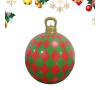 Pallina Di Natale Gonfiabile - Ornamento Esterno Gigante Da 24 Pollici