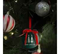 Pallina di Natale in Alluminio con Incisione Personalizzata (grande-rossa)