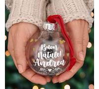 Pallina di natale personalizzata con nome (Buon Natale)
