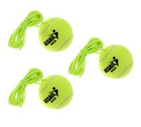 Pallina di ricambio per trainer da tennis in 3 pezzi con corda elastica per la
