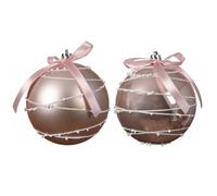 Pallina in plastica 8 cm. Pezzo Singolo
