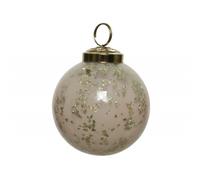 Pallina in vetro da appendere 10 cm oro.