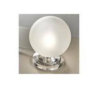 PALLINA LUMETTO CON BASE TRASPARENTE E SFERA D14 CM IN VETRO TRASPARENTE O SATINATO