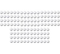 Pallina Pallina Polistirolo Sfera diametro 2,5 cm 80 Pezzi