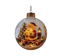 Pallina per trasparente Racconto Natale 12cm Plastica Pallina(2) | Design per trasparente unico, per stile racconto festivo, plastica , 12cm compatti, per albero
