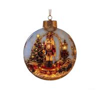 Pallina per trasparente Racconto Natale 12cm Plastica Pallina(7) | Design per trasparente unico, per stile racconto festivo, plastica , 12cm compatti, per albero