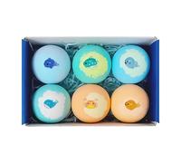Pallina schiumogena per vasca con bolle 6 Pezzi pulizia della pelle con | Design A Tema Mare Pallina Da Doccia Effervescente Per Bambini Rilassamento Cura Di Sé SPA Casa Viaggio